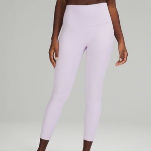 lululemon align high rise pant 25” lavender dew